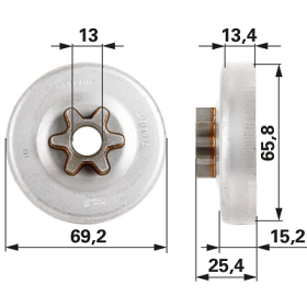 Reťazové kolo - 3/8" 6Z Oregon
